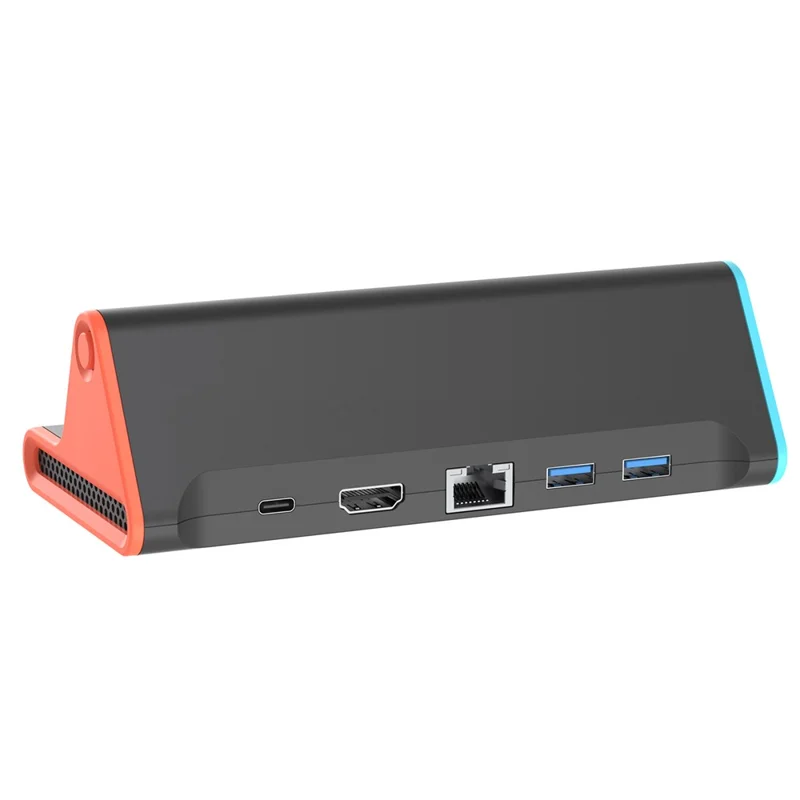 HS-SW2026 Pour Nintendo Switch 2 Convertisseur Vidéo HD Mini 4K / 60Hz avec Port Ethernet Support Charge PD
