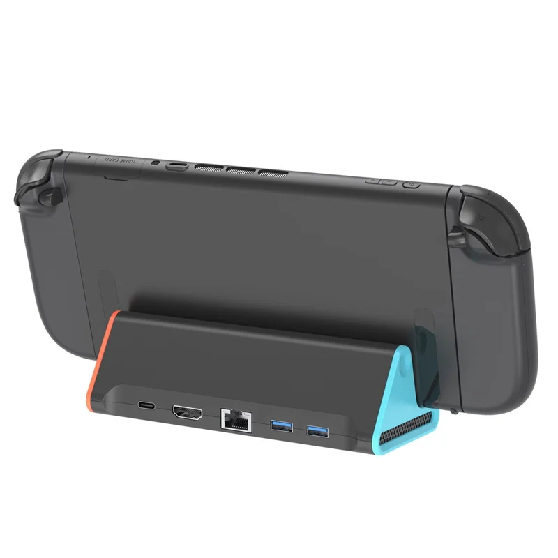 HS-SW2026 Pour Nintendo Switch 2 Convertisseur Vidéo HD Mini 4K / 60Hz avec Port Ethernet Support Charge PD