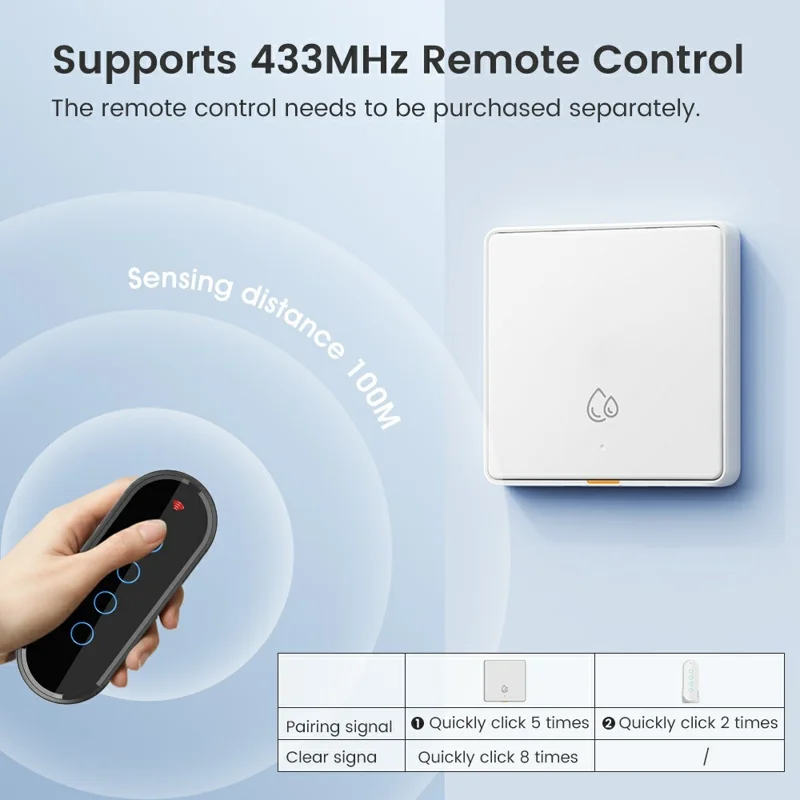 KG128 4000W WiFi Smart Timer Switch for Water Heater Power Monitor Work with Alexa Google Assistant, EU Plug - White