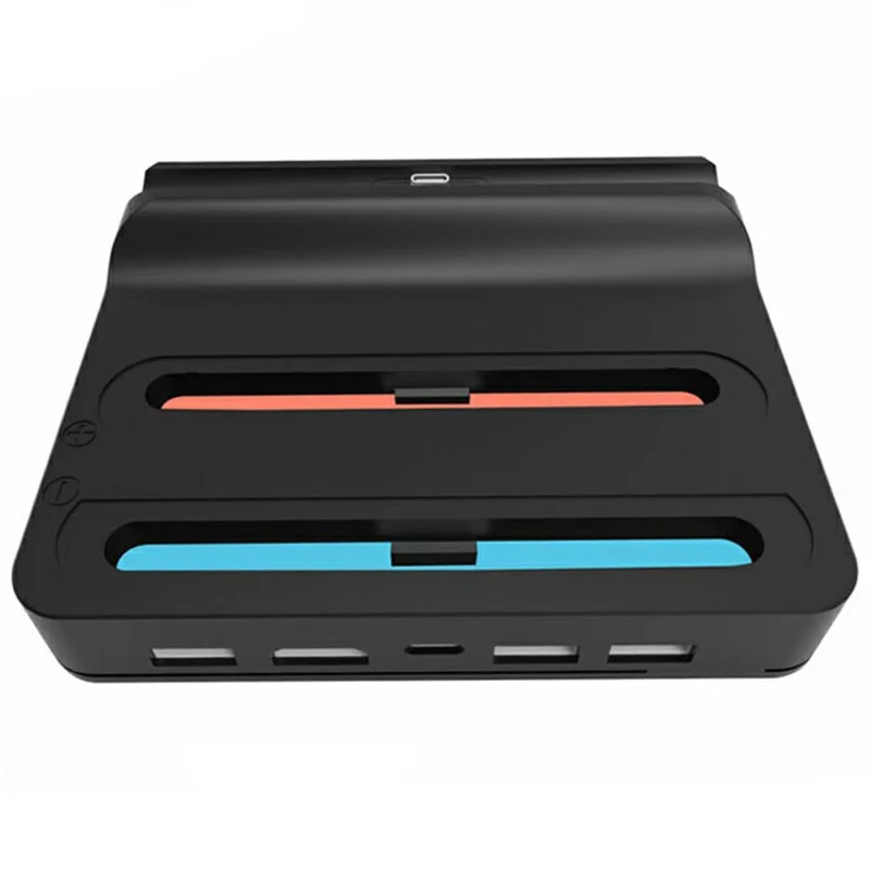 KJH KJH-NS2-027 For Nintendo Switch 2  /  Switch  /  Switch OLED Console Charging Dock Dual Joy-Con Charger with USB Expansion Ports
