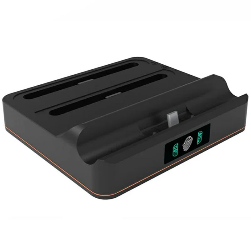 KJH KJH-NS2-027 For Nintendo Switch 2  /  Switch  /  Switch OLED Console Charging Dock Dual Joy-Con Charger with USB Expansion Ports