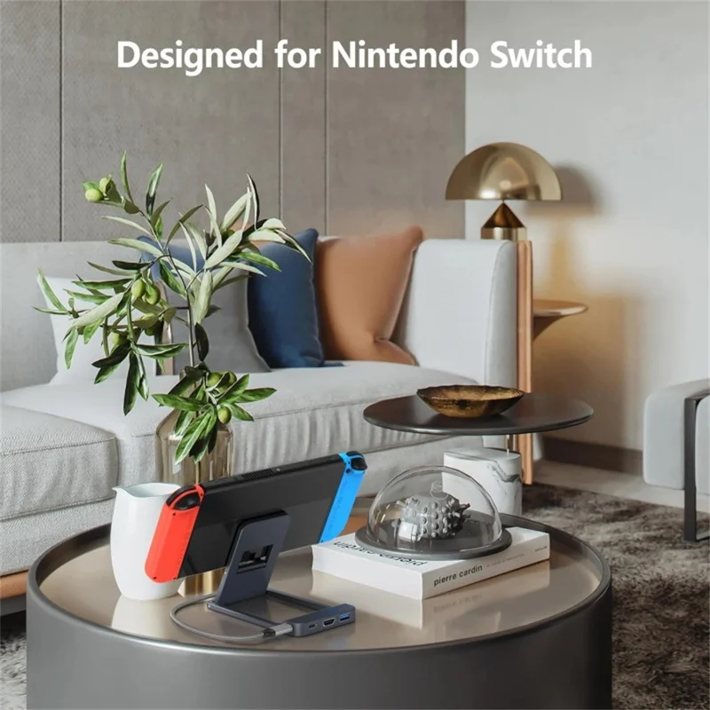 For Nintendo Switch 2  /  Switch  /  Switch OLED Dock HDMI Video Converter 3-in-1 Expansion Hub