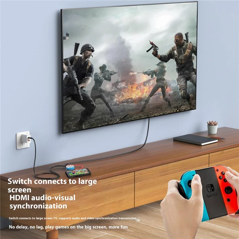 Per Nintendo Switch Dock di Espansione 2 3 in 1 Type C a USB 3.0 Caricatore 100W 4K 60Hz Adattatore HD - Stile A