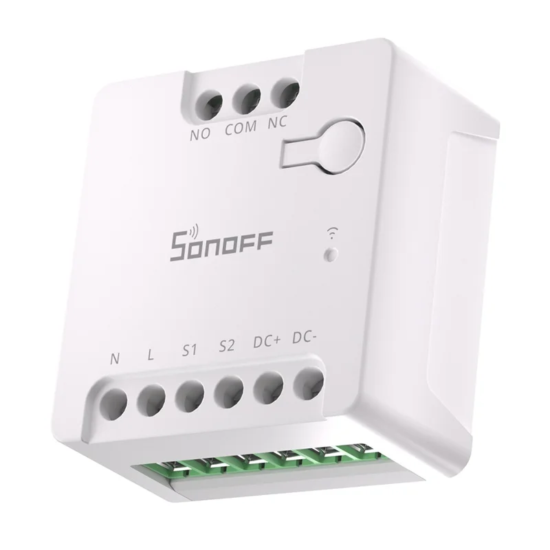 SONOFF MINI-D Commutateur intelligent WiFi Relais à contact sec Protocole Matter Prise en charge d'entrée AC/DC Contrôle intelligent