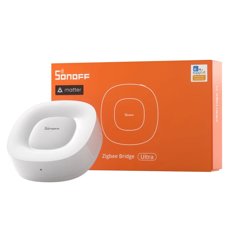 SONOFF ZBBridge-U Zigbee 3.0 Matter Bridge WLAN Smart Home Gateway mit Ethernet-Anschluss