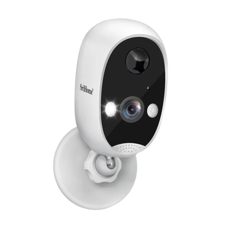 SRIHOME DH051_002_008 Smart Wireless Doorbell Set 4MP HD Indoor Video Intercom Low Power Consumption for Home - US Plug