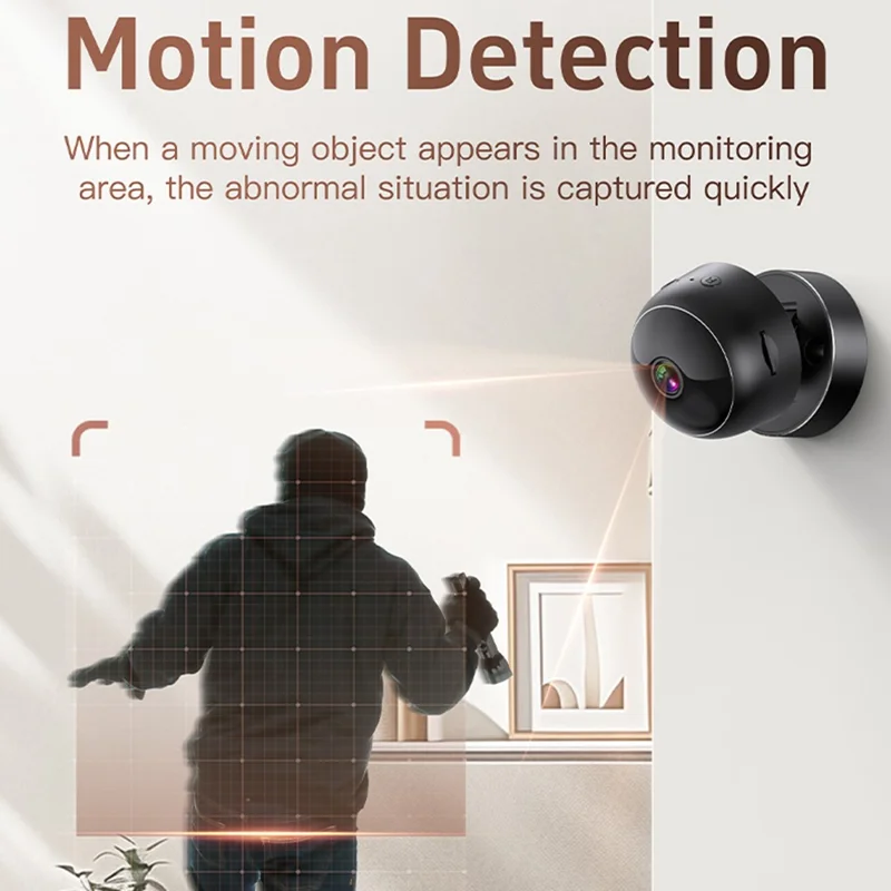 s2 Real Time Viewing Smart WiFi HD Mini Camera Remote Monitoring Night Vision Surveillance Cam