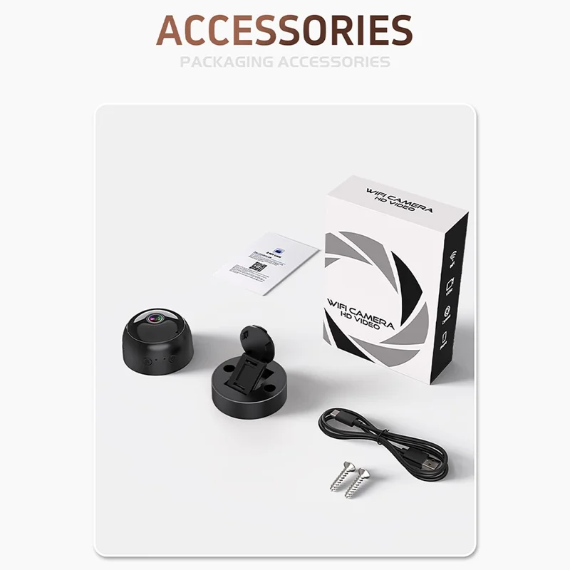 s2 Real Time Viewing Smart WiFi HD Mini Camera Remote Monitoring Night Vision Surveillance Cam