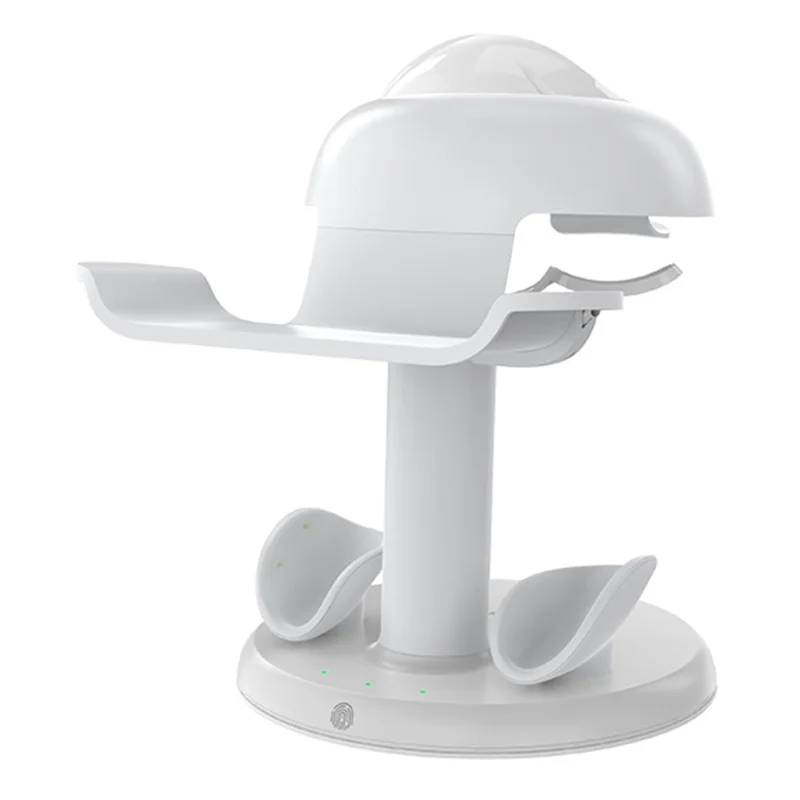 AMVR CD2 For Meta Quest 3 / 3S Charging Stand Dock VR Headset 18W Fast Charger Holder with 2 Batteries