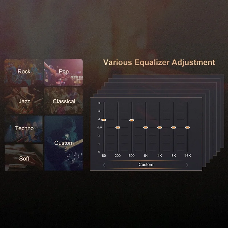 Reproductor de música Hi-Fi T10 de 16 GB con pantalla de 2,4 pulgadas y audio sin pérdida de calidad con Bluetooth 5.0