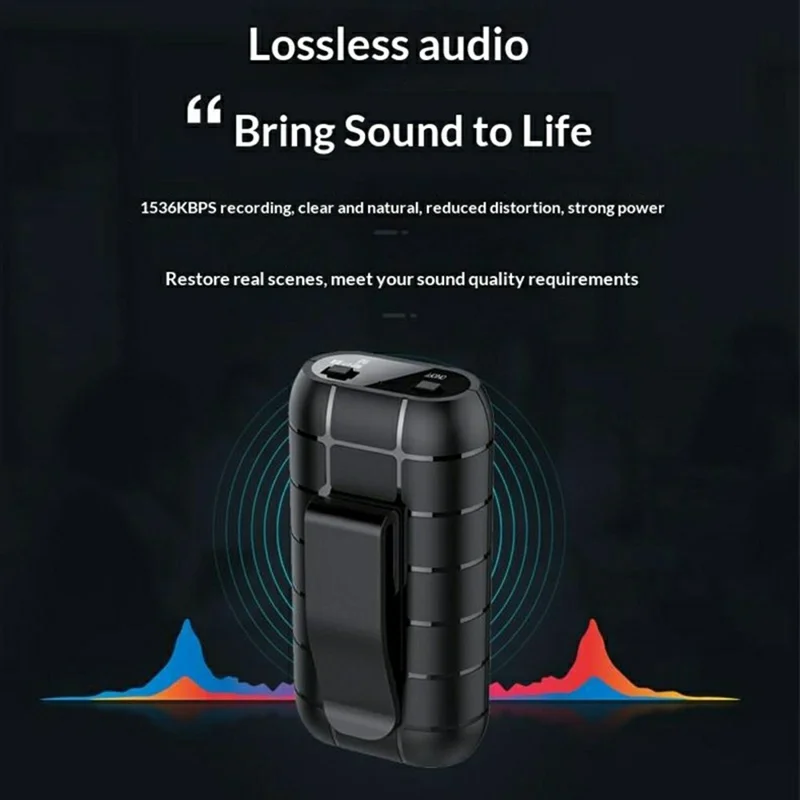 جهاز تسجيل صوتي احترافي B800 قلم مسجل بصوت عالي الوضوح مع خاصية تقليل الضوضاء (بدون ذاكرة)