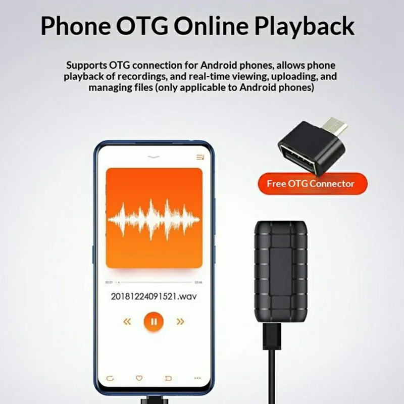 جهاز تسجيل صوتي احترافي B800 قلم مسجل بصوت عالي الوضوح مع خاصية تقليل الضوضاء (بدون ذاكرة)