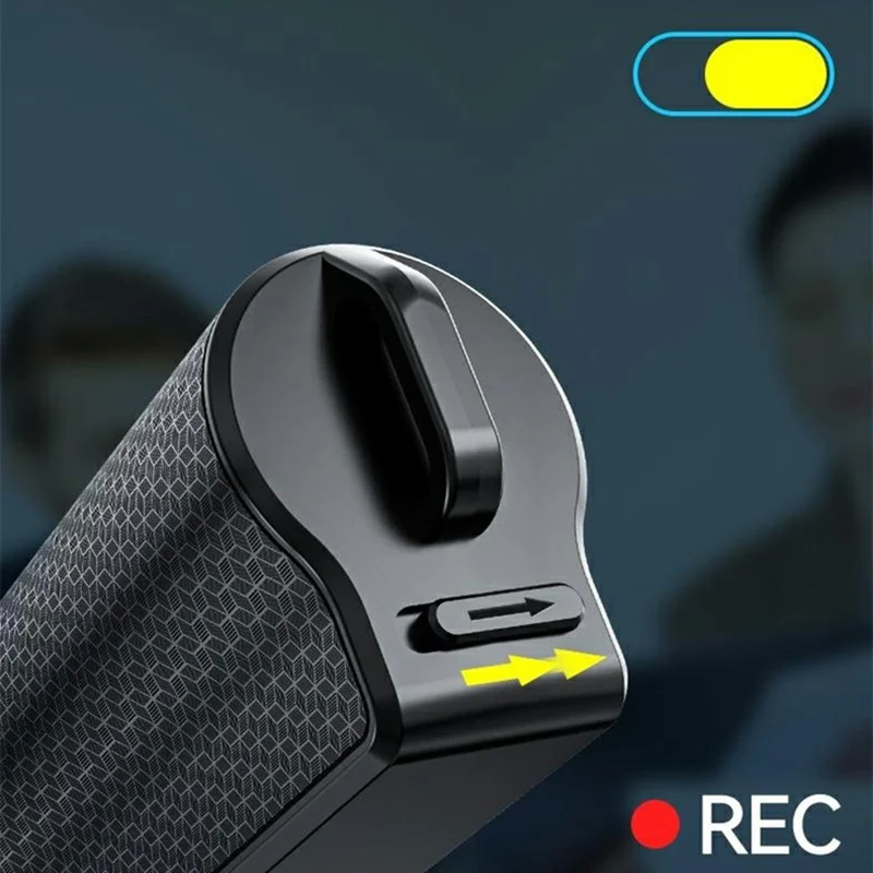 Q70 Registratore Vocale 16GB HD con Riduzione del Rumore, Dispositivo di Registrazione con Controllo Vocale Intelligente, Penna Registratore con Standby di 500H