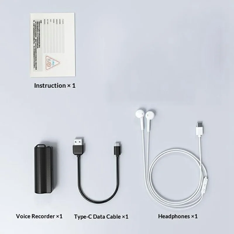 Q70 Registratore Vocale 16GB HD con Riduzione del Rumore, Dispositivo di Registrazione con Controllo Vocale Intelligente, Penna Registratore con Standby di 500H