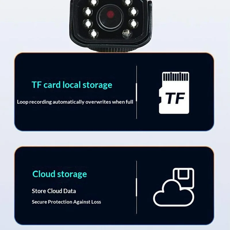 A10 Telefon-Fernbedienung Smart-Sicherheitskamera Wireless WiFi HD-Kamera mit IR-Nachtsicht für zu Hause