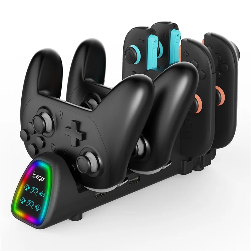 Stacja ładująca IPEGA PG-SW2188 10 w 1 do kontrolerów Nintendo Switch/Switch 2 Pro i Joypad