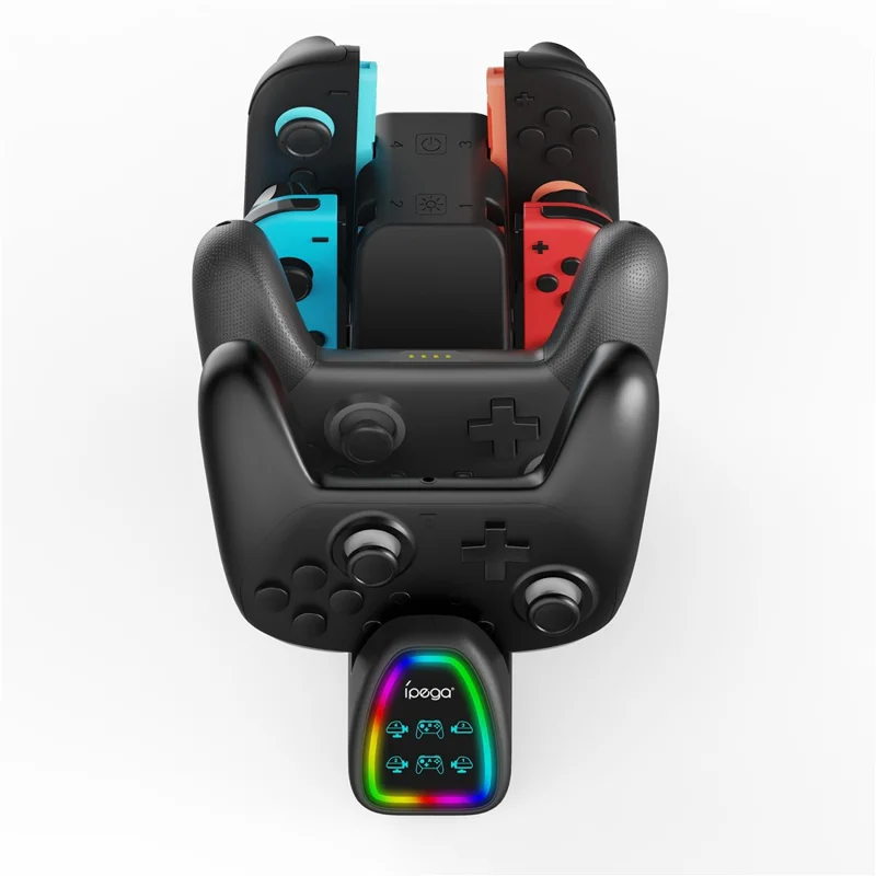 Stacja ładująca IPEGA PG-SW2188 10 w 1 do kontrolerów Nintendo Switch/Switch 2 Pro i Joypad