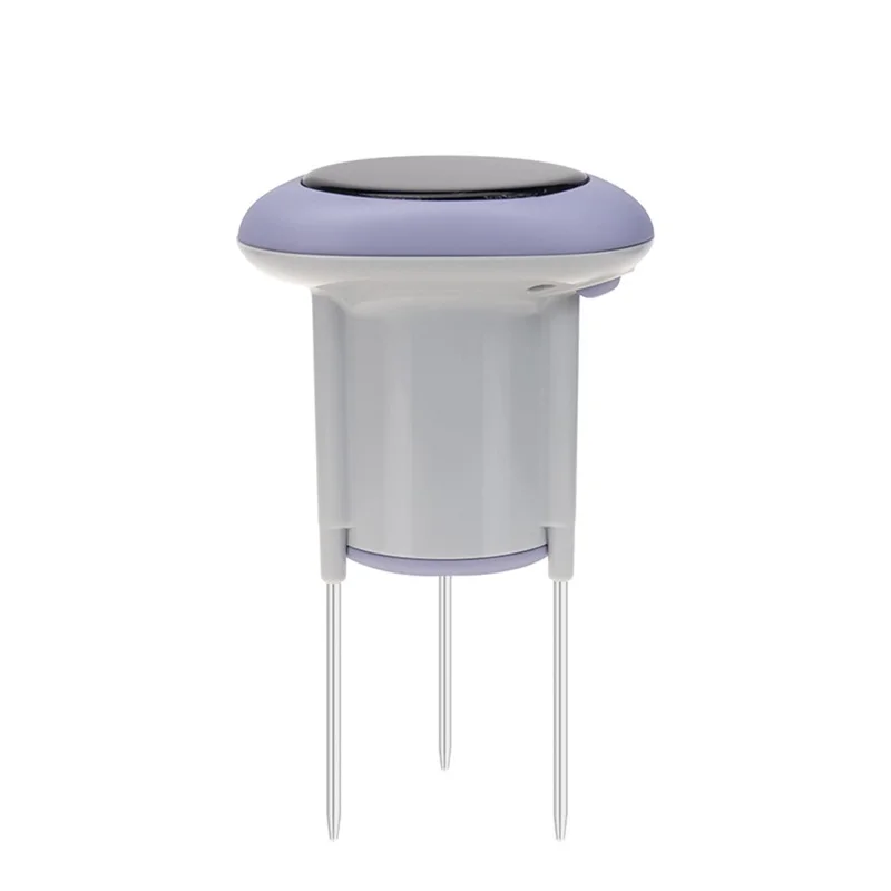 Sensor de Solo Inteligente NEO ZigBee NAS-STH02B à Prova de Água IP66 com Energia Solar, Monitorização de Temperatura, Humidade e CE do Solo com Controlo por Aplicação - Cinzento