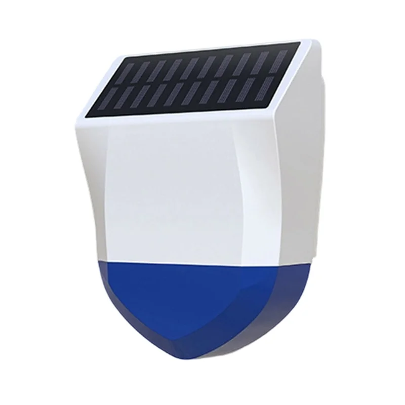 NEO ZigBee NAS-AB06B IPX5 Waterproof Solar Sound and Light Alarm Smart Outdoor Security Sensor with App Control