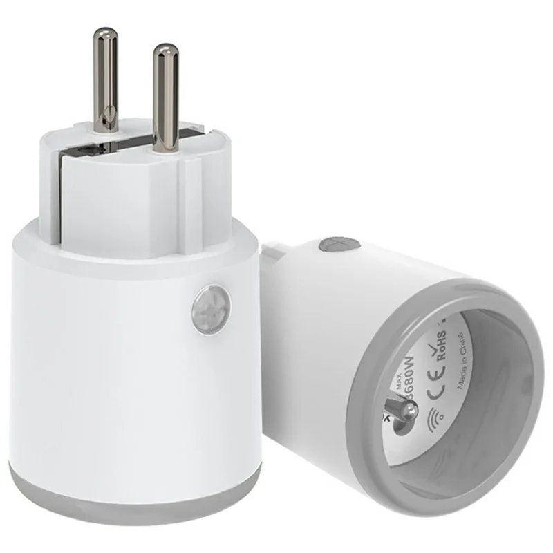 Prise intelligente NEO Matter NAS-WR15WM 16 A avec compteur d'énergie, commande intelligente pour Apple / Google / Amazon - Prise FR