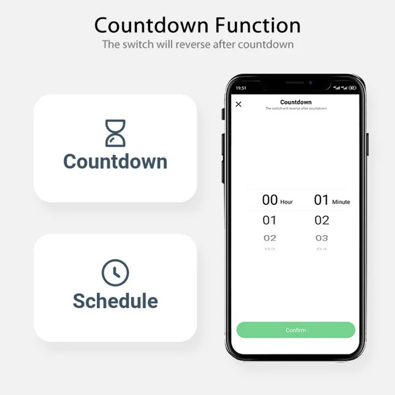 Prise intelligente NEO Matter NAS-WR01WM 16A WiFi avec compteur d'énergie, commande intelligente pour Apple / Google / Amazon - Prise UE