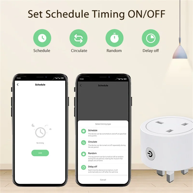 NEO NAS-WR16WM 16A Matter WiFi Smart Plug mit Leistungsmesser, funktioniert mit Apple Home / Google Assistant / Amazon Alexa, UK-Stecker