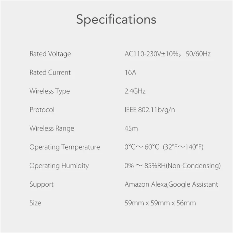 NEO NAS-WR16WM 16A Matter WiFi Smart Plug mit Leistungsmesser, funktioniert mit Apple Home / Google Assistant / Amazon Alexa, UK-Stecker