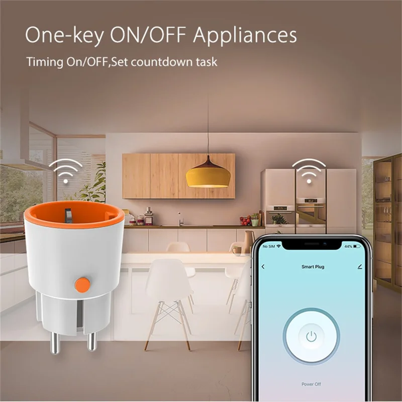 NEO NAS-WR01BH 16A ZigBee 3.0 Smart Plug Smart Wireless Fernbedienung Steckdose mit Energieüberwachung, EU-Stecker