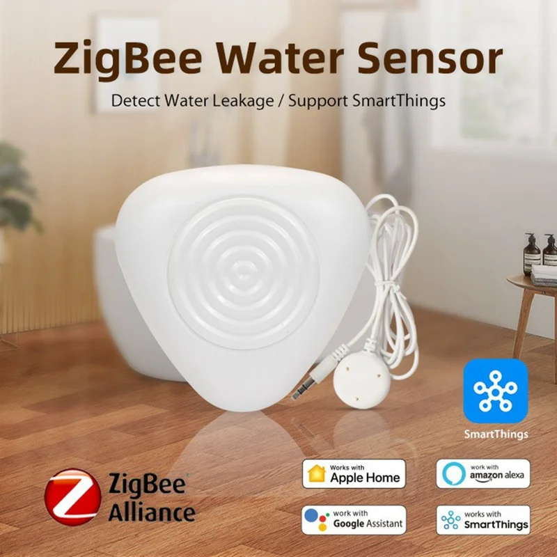 NEO NAS-WS11BH Tuya HomeKit and ZigBee Smart Water Leak Detector Alarm Sensor Wireless 2.4GHz for Home