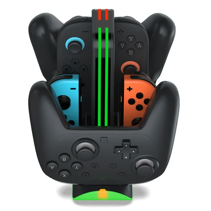 DOBE FOMIS ELECTRONICS TNS-51101 Charging Dock for Nintendo Switch Joysticks / Pro Controllers RGB LED Charging Station