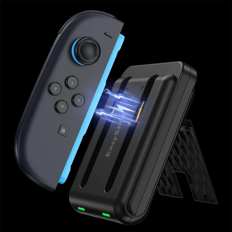 EASYSMX A03 For Nintendo Switch 2 Joy-Con Controller Charging Dock with Foldable Stand Dual Slot Smart Charger
