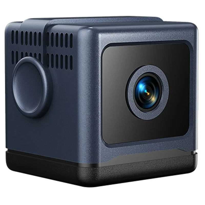 W03 Smart Alarm Wireless Security Camera Motion Detection Mini Battery Camera with Removable Stand for Home, No Card - Black