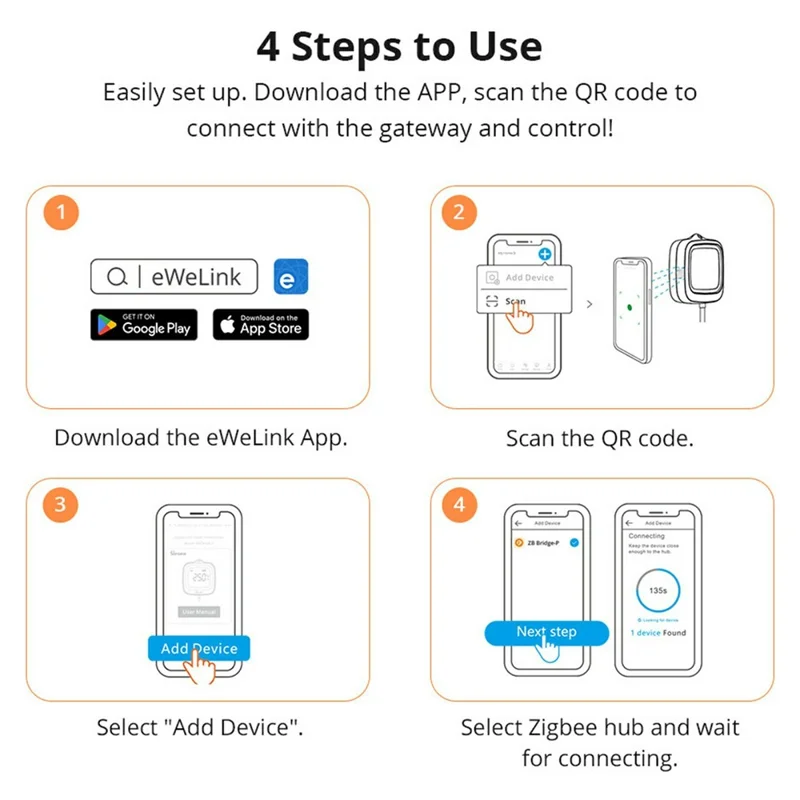 SONOFF SNZB-02LD Zigbee 3.0 LCD Smart Thermometer with Probe for Pool Bathtub Fridge Temperature Sensor