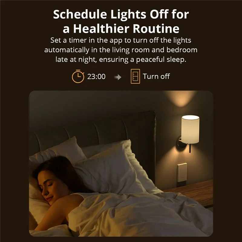 SONOFF ZBM5-1C-120W SwitchMan 1-Gang Zigbee Smart Wall Switch Supports No Neutral and Neutral Wire