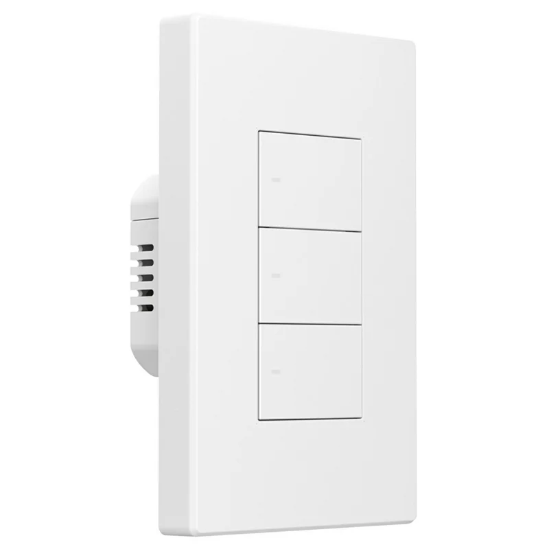 SONOFF ZBM5-3C-120W SwitchMan 3-Gang Zigbee Smart Wall Switch Supports No Neutral and Neutral Wire