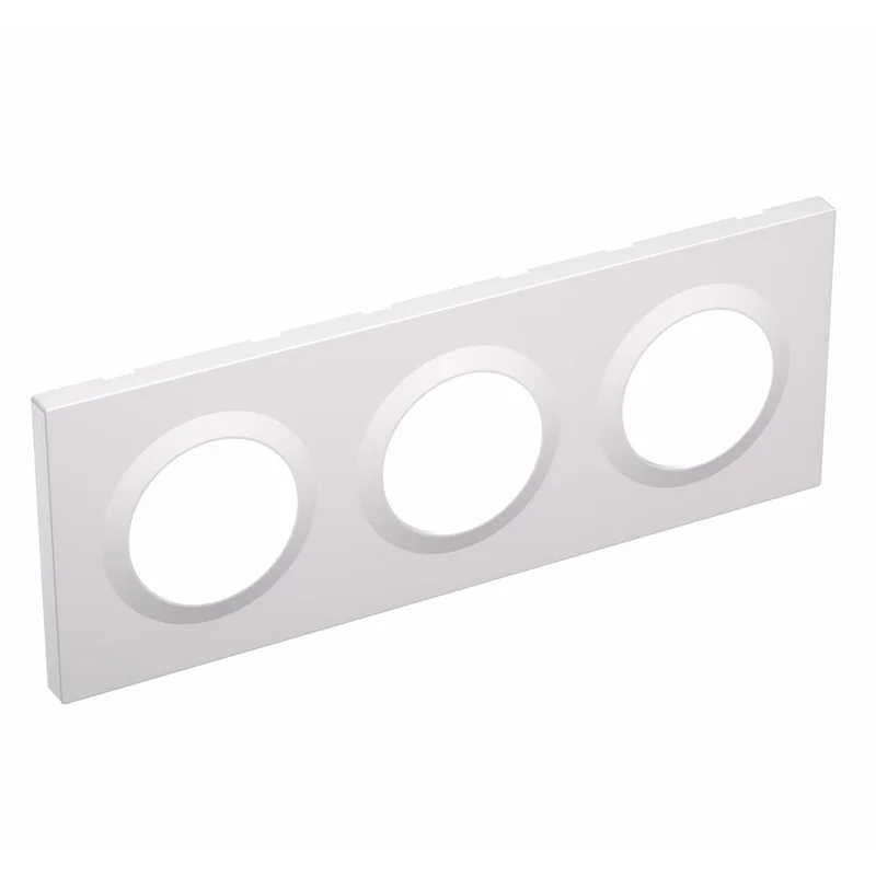 SONOFF EF3G Moldura para Interruptor de Parede 3-Gang Caixa de Derivação Plástica Módulo de Encapsulamento, 228x86mm