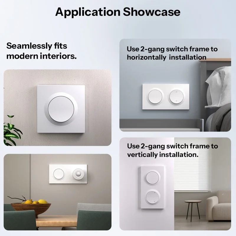 SONOFF ZBMINIL2-E Zigbee Smart Wall Switch No Neutral Required Seamless Integration with Voice Assistant