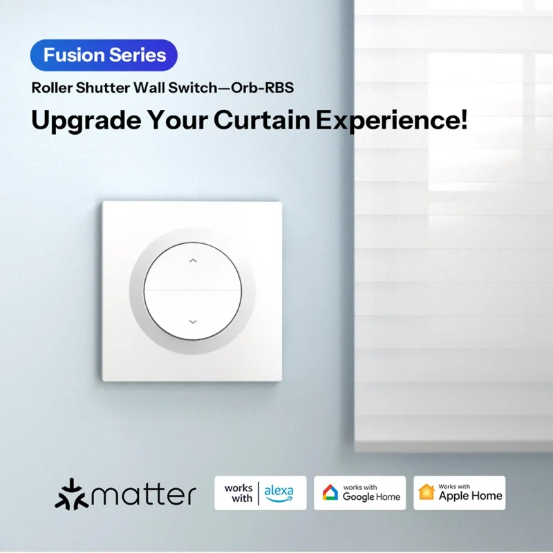 SONOFF MINI-RBS-E Matter Compatible WiFi Smart Roller Blind Switch Curtain Controller with Timer Function