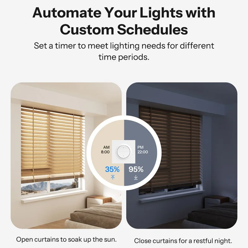 SONOFF MINI-ZBRBS-E Zigbee Smart Curtain Switch Precise Control Wall Switch for Motorized Blinds