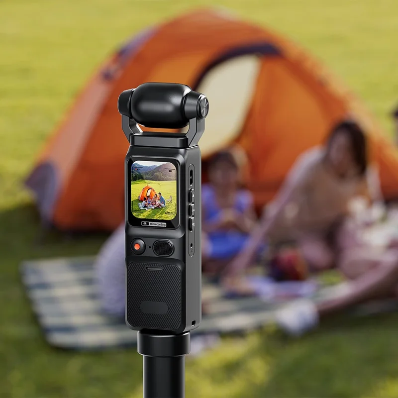 L18C 4G Remote HD Camera Rotatable Lens Conference Outdoor Recorder 4K Portable Handheld Sports Camera (Southeast Asia Version) - Black