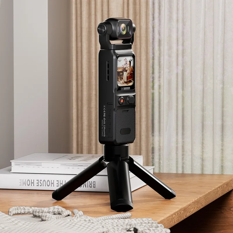 L18C 4G Remote HD Camera Rotatable Lens Conference Outdoor Recorder 4K Portable Handheld Sports Camera (Southeast Asia Version) - Black