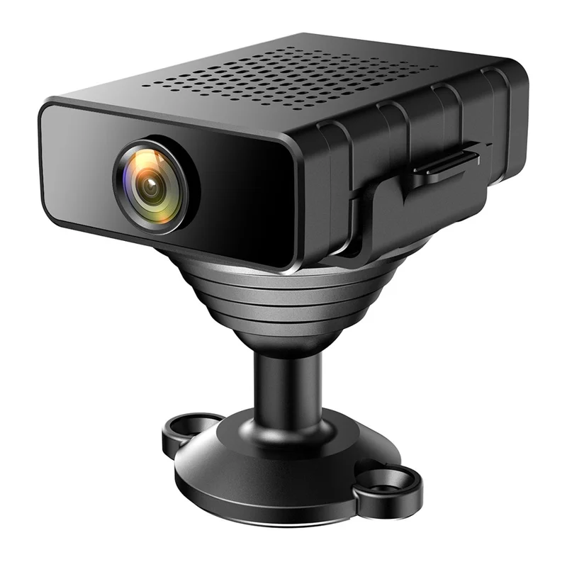 L28 WiFi Mini Camera Intelligent Motion Detection Remote Recorder Support 180-Degree Wide Angle HD Night Vision - Black