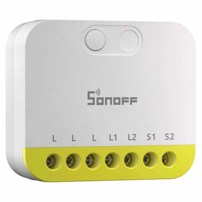 SONOFF MINI-ZB2GS-L 2-Gang Zigbee Smart Switch with APP / Voice Control for Home Automation - White