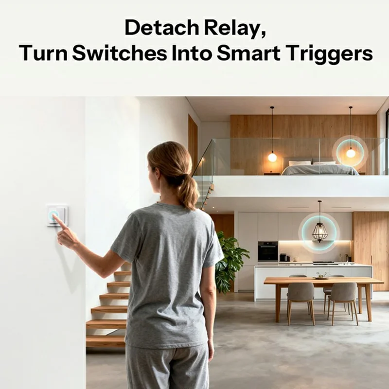 SONOFF MINI-ZB2GS-L 2-Gang Zigbee Smart Switch with APP / Voice Control for Home Automation - White