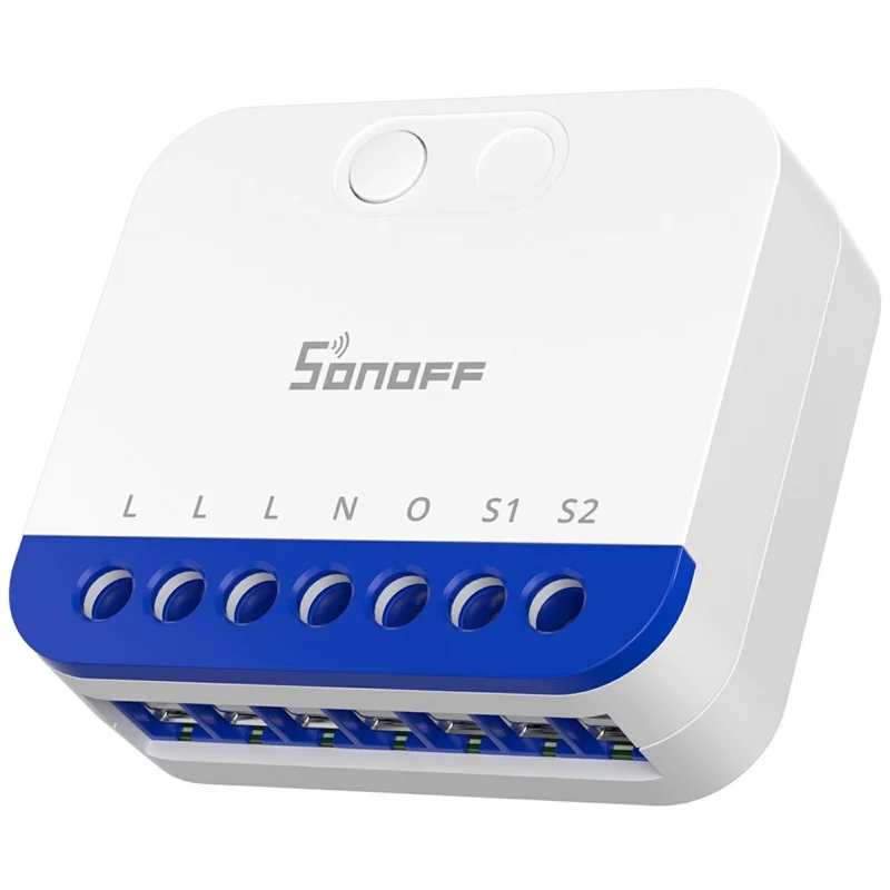 SONOFF MINI-DIM Matter Over WiFi Dimmer Switch Smart Lighting Module for LED / Incandescent / Halogen Lamps - White
