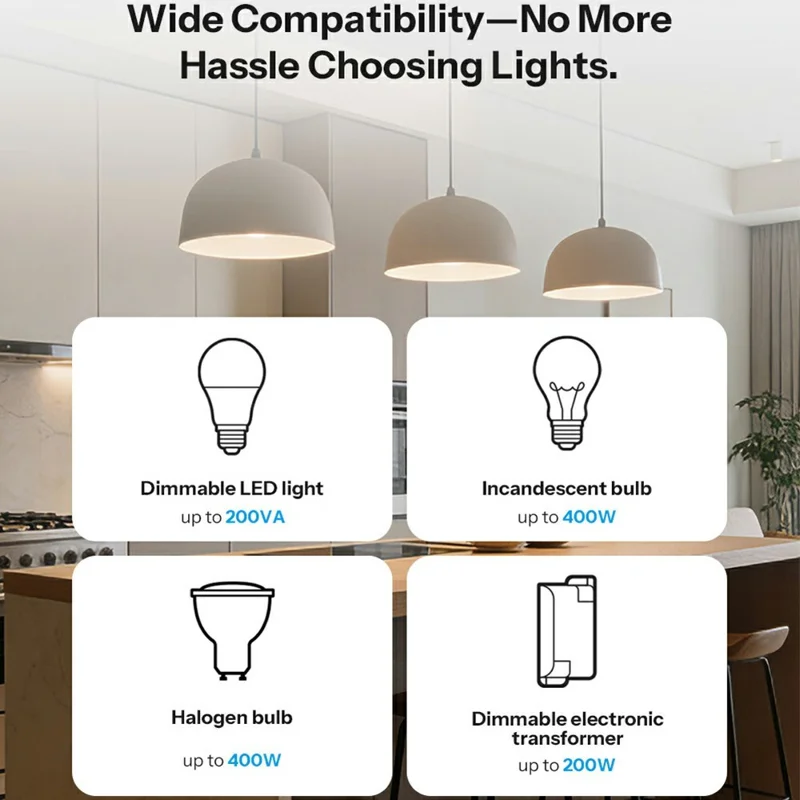 SONOFF MINI-DIM Matter Over WiFi Dimmer Switch Smart Lighting Module for LED / Incandescent / Halogen Lamps - White