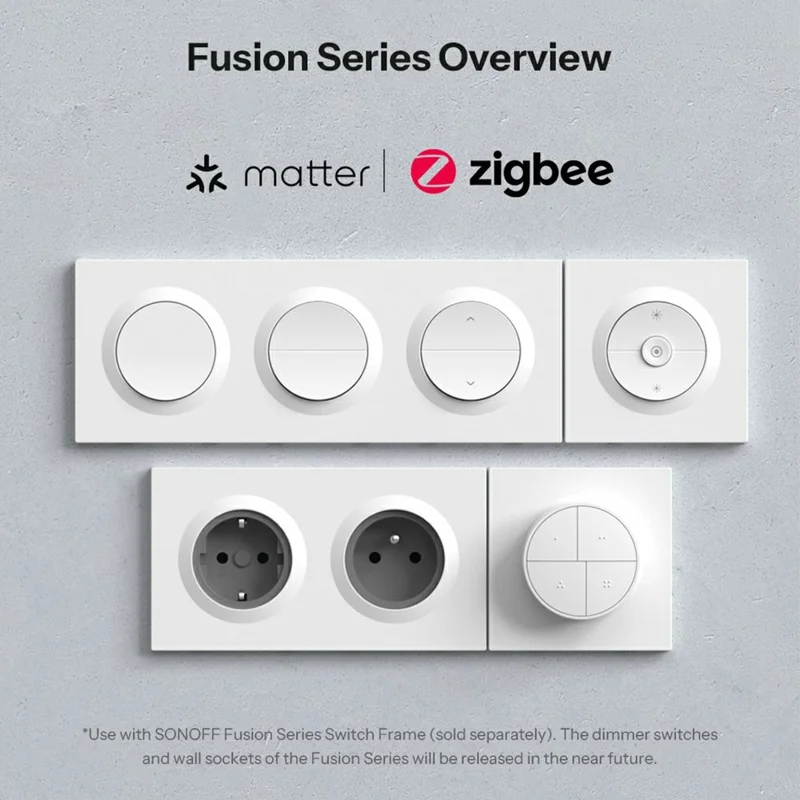 SONOFF Orb-ZBW2 MINI-ZB2GS-E Zigbee Smart-Wandschalter Dual-Kanal Hausautomatisierung Signalverstärker - Weiß