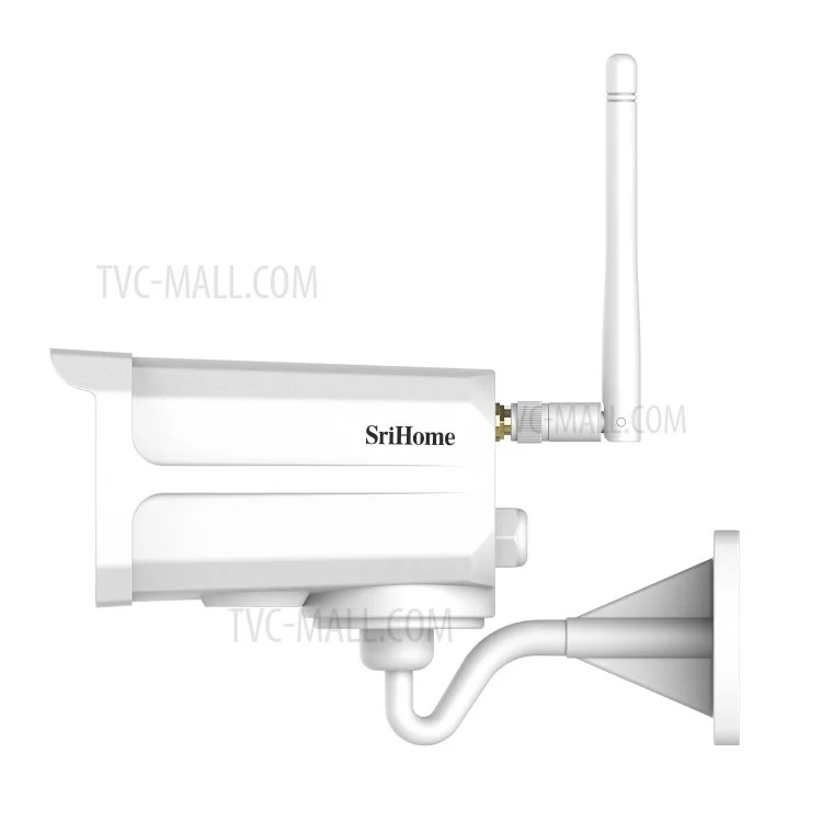 SRIHOME SH024 3.0MP Беспроводная IP-камера для видеонаблюдения с функцией обнаружения движения, водонепроницаемая, для уличного использования, HD ONVIF, тип "пуля", Wi-Fi, AU Plug