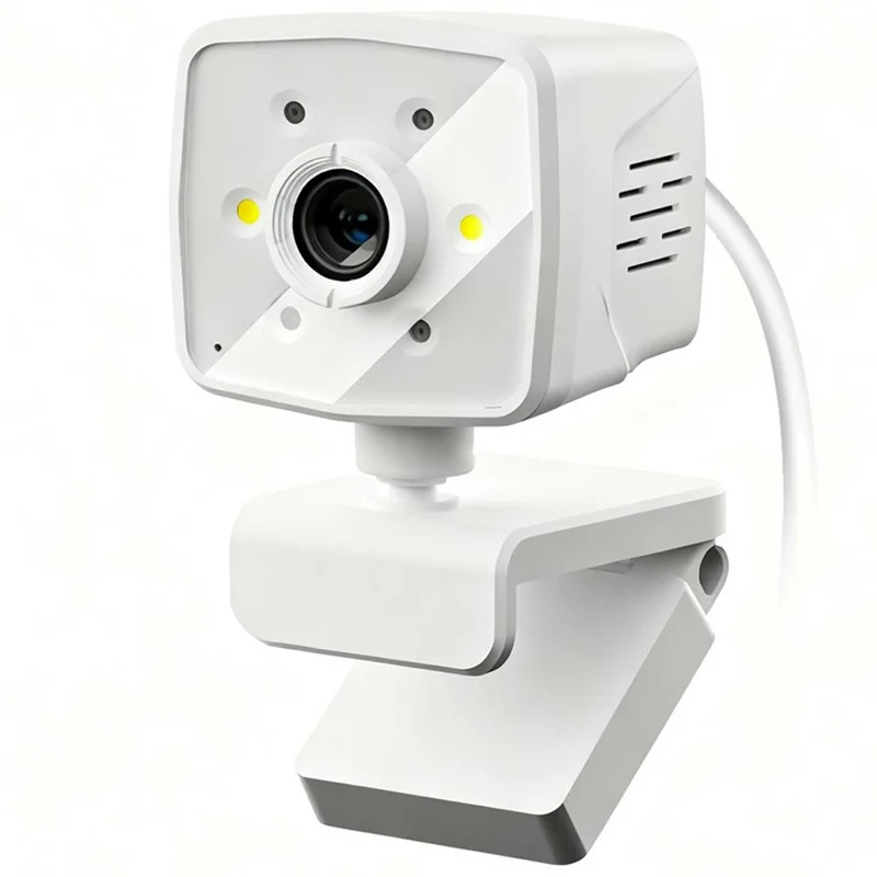 1080P Indoor IP Camera Wireless WiFi Security Camera with Night Vision / Two Way Audio - White