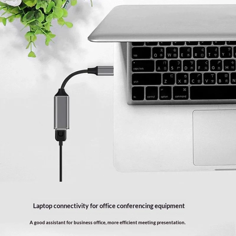 HC-61 USB-C auf HD Kabel 4K / 60Hz Adapter für Handy Laptop Tablet zur Bildschirmspiegelung an TV Projektor HD Video Audio Sync